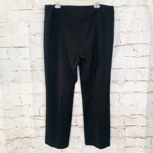 Tribal Women's Black wide leg pull on dress pants trousers size 14 slacks career